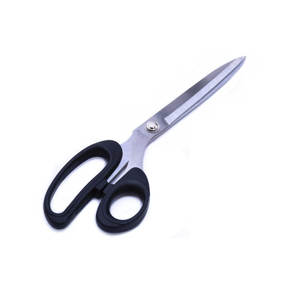  [AUSTRALIA] - 10" Stainless Steel Scissors, Sewing Scissors, Fabric Scissors,Comfortable Curved Handle Design, Sharp Craft Scissors, Tailor Sc