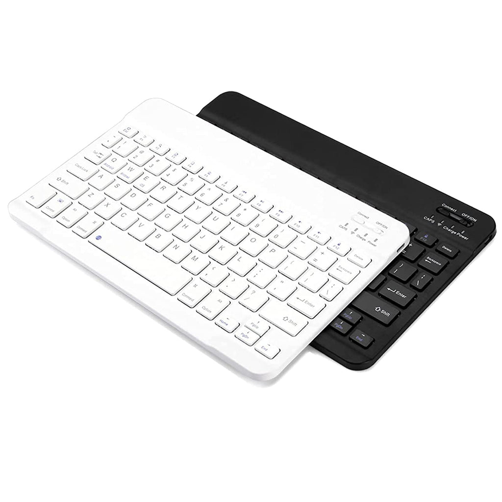  [AUSTRALIA] - iPad Bluetooth Keyboard for iPad 9th/8th/7th Gen,iPad 10.2/10.5/10.9/11/12.9 Inch, iPad Pro, iPad Air, iPad Mini,Tablets, Phones, PC, MacBook, Rechargeable/Ultra-Slim(White) White