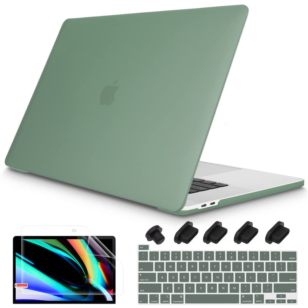  [AUSTRALIA] - May Chen Neswest for MacBook Pro 13 Inch case 2020 Release Model A2338 M1 A2289 A2251,Frosted Rubberized Matte Hard Shell Case Cover for MacBook Pro 13 with Touch Bar Fits Touch ID, Dark Cyan