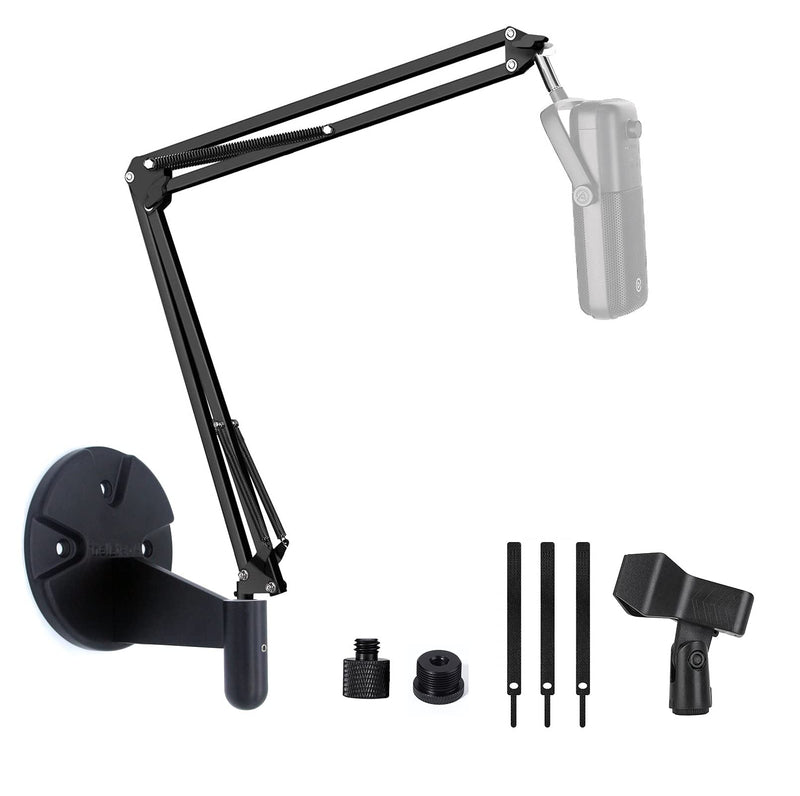  [AUSTRALIA] - Wave 3 Mic Wall Mount, Microphone Stand Arm Holder compatible with Elgato Wave 3 and Wave 1 Conderser Microphone