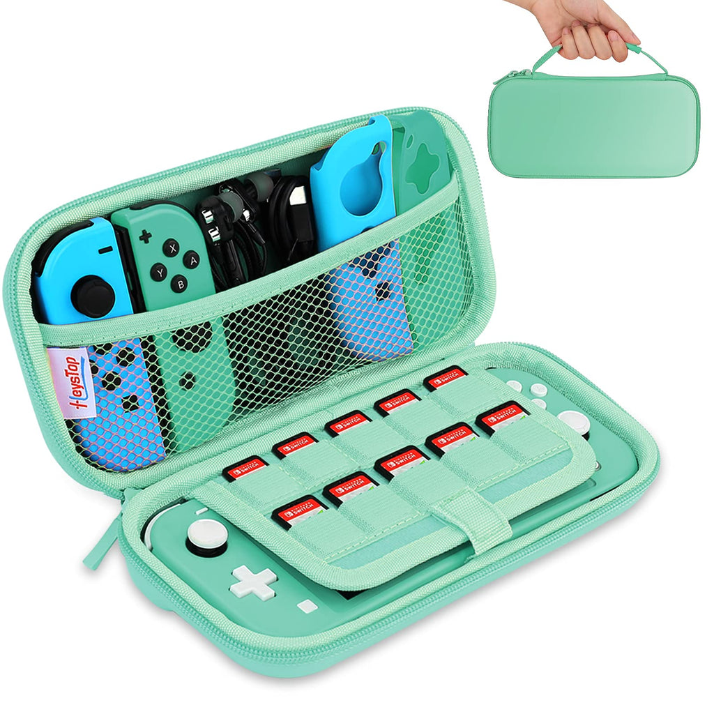  [AUSTRALIA] - HEYSTOP Carrying Case Compatible with Nintendo Switch Lite,Portable Protective Case for Switch Lite with Storage for Nintendo Switch Lite Console and Accessories（Turquoise） Turquoise