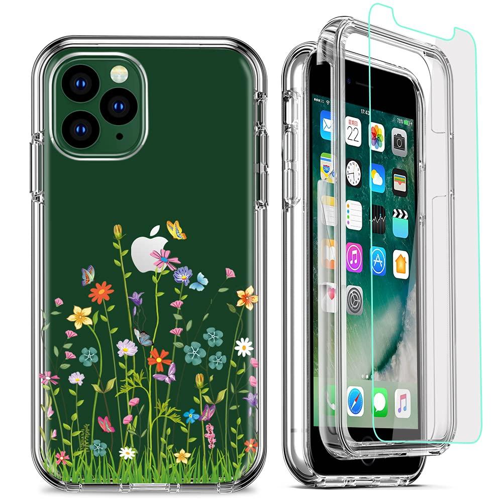  [AUSTRALIA] - FIRMGE for iPhone 11 Pro Case 5.8 Inch, with [2 x Tempered Glass Screen Protector] 360 Full-Body Coverage Military Grade Heavy Duty [Shockproof] [Scratch-Resistant] Phone Protective Cover- LK001 For iPhone 11 Pro (5.8 Inch)