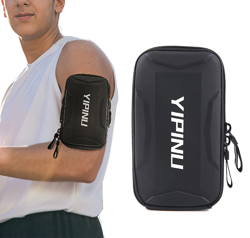  [AUSTRALIA] - Dxyufazhe Outdoor Sports Multifunctional Armband Waterproof Running Sports Fitness Mobile Arm Bag, Compatible with iPhone 11 Pro Max 11 XS XR 8, Galaxy S20 S10 S9 Plus for Men & Women (Black) Black