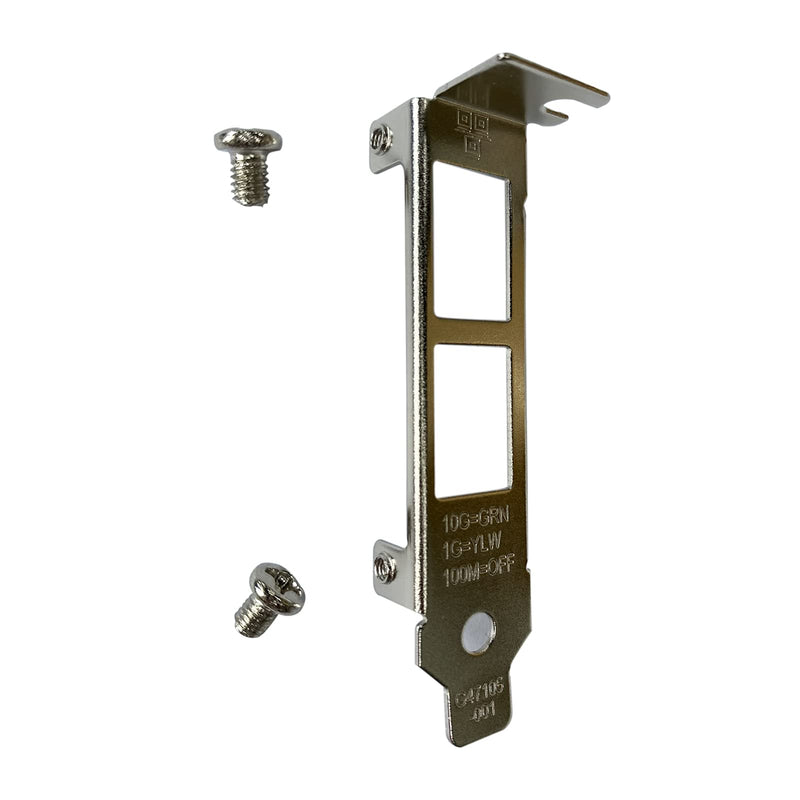  [AUSTRALIA] - BestParts New Generic Low Profile Short Bracket Replacement for Intel X540-T2 X550-T2 Network Cards with 2X Screws