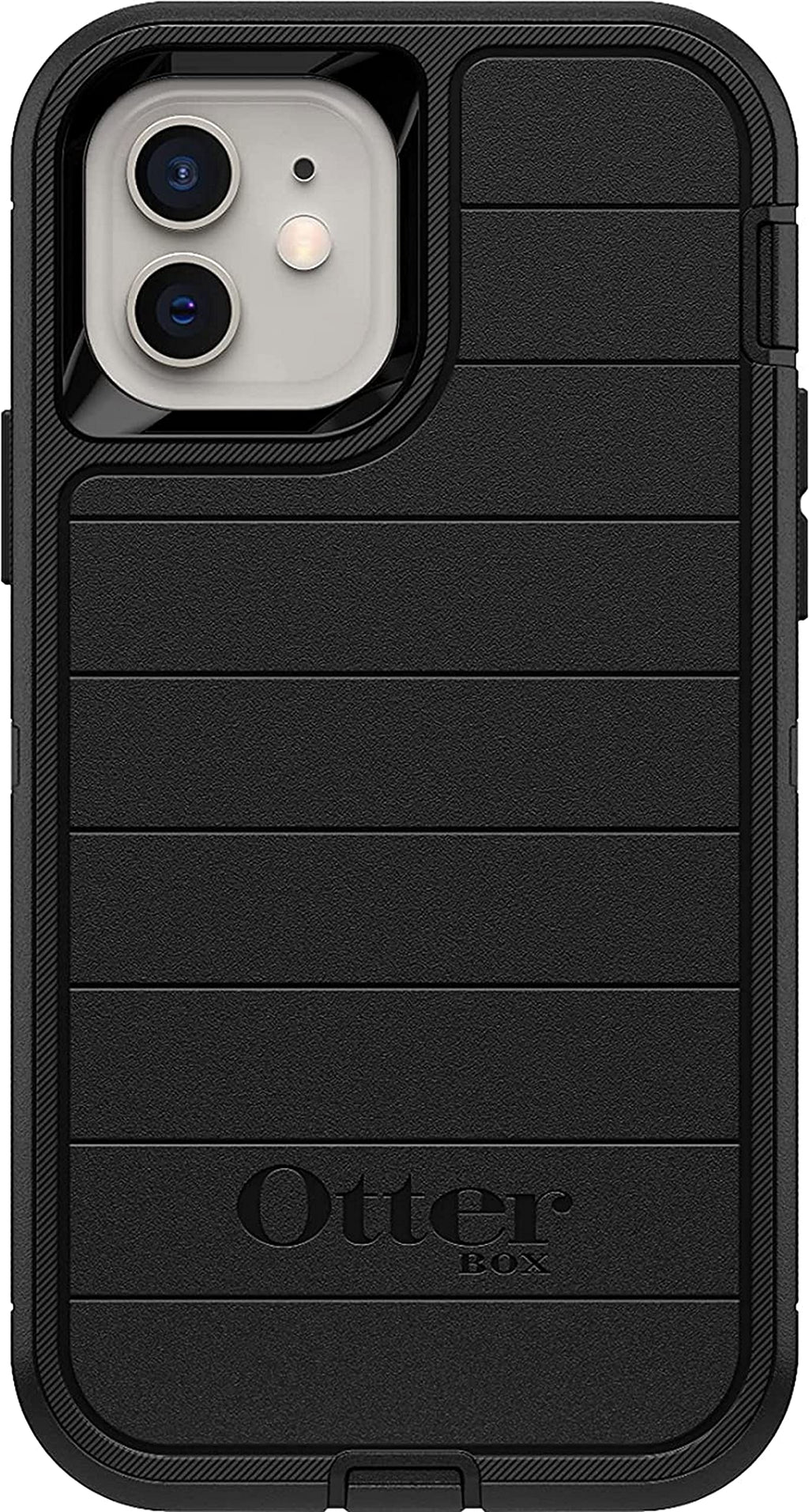  [AUSTRALIA] - OtterBox Defender Series Rugged Case for iPhone 12 Mini - Case Only - Bulk Packaging - Black - with Microbial Defense