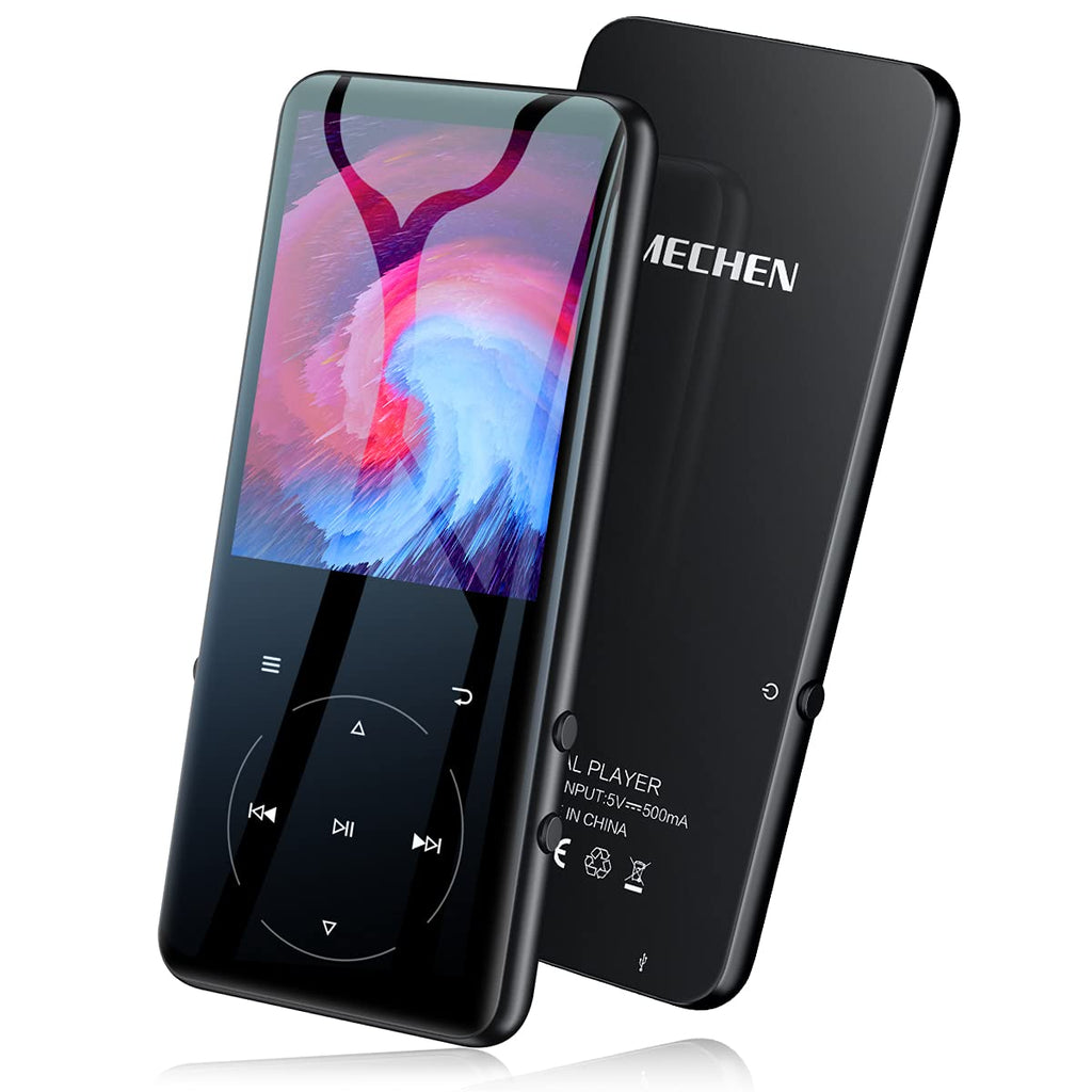  [AUSTRALIA] - 32GB MP3 Player with Bluetooth 4.0 -MECHEN 2.4'' Screen Portable Digital Lossless Music Player for Walking Running,Touch Buttons with FM Radio, Recording, Support up to 128GB black