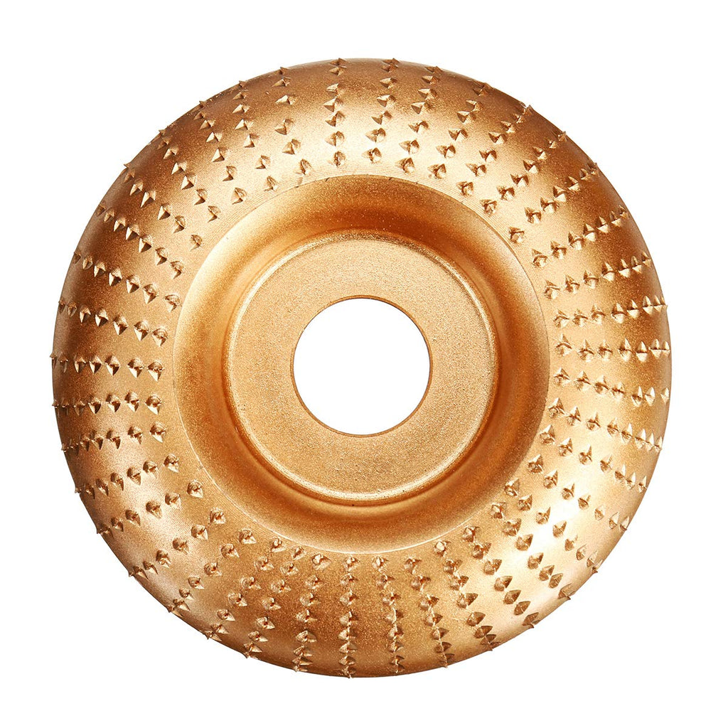  [AUSTRALIA] - Grinding Wheel 4 inch Wood Forming Wheel for polishing Wood Forming Discs with a 5/8" Angle Grinder(Rose Gold) Rose gold