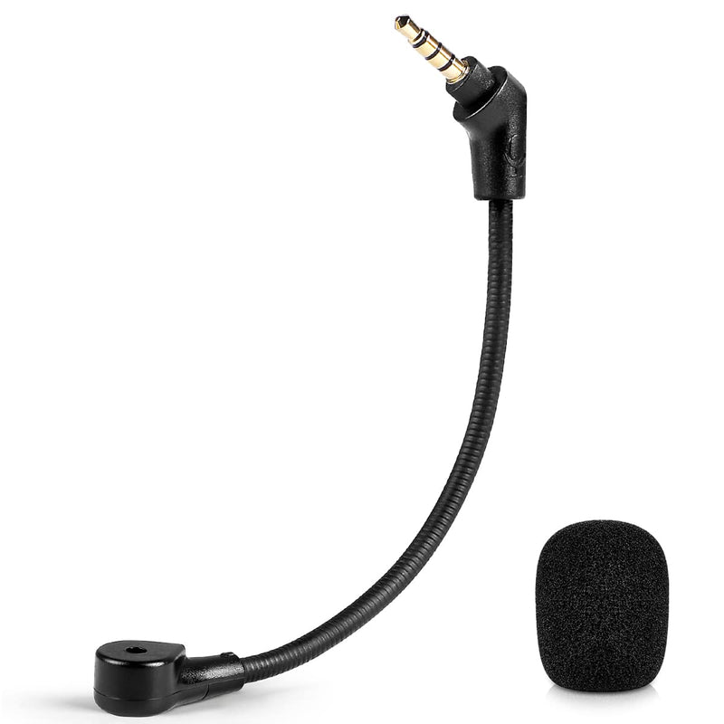  [AUSTRALIA] - Cloud Flight Mic Replacement - AKKE 3.5mm Jack Detachable Microphone Boom Noise Cancelling Compatible for Kingston HyperX Flight, Flight S,Gaming Headsets