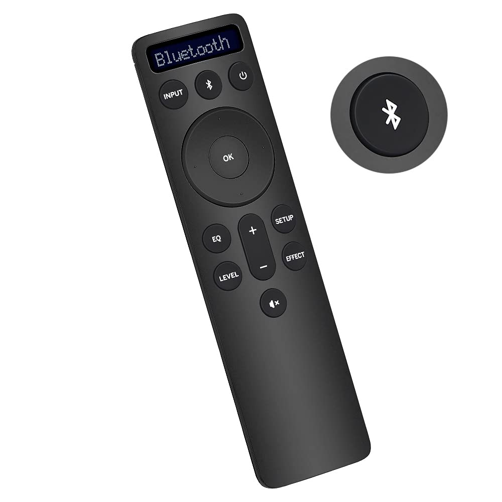  [AUSTRALIA] - Semote Bluetooth Backlit Display Remote Controller fit for Vizio 2.1 5.1 Home Theater Sound Bar and Vizio Channel Soundbar System, for Vizio M V P Series Home Audio Sound System