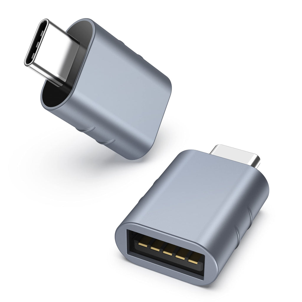  [AUSTRALIA] - Syntech USB C to USB Adapter Pack of 2 USB C Male to USB3 Female Adapter Compatible with iMac 2021 iPad Pro 2021 MacBook Pro 2020 MacBook Air 2020 and Other Type C or Thunderbolt 3 Devices Blue