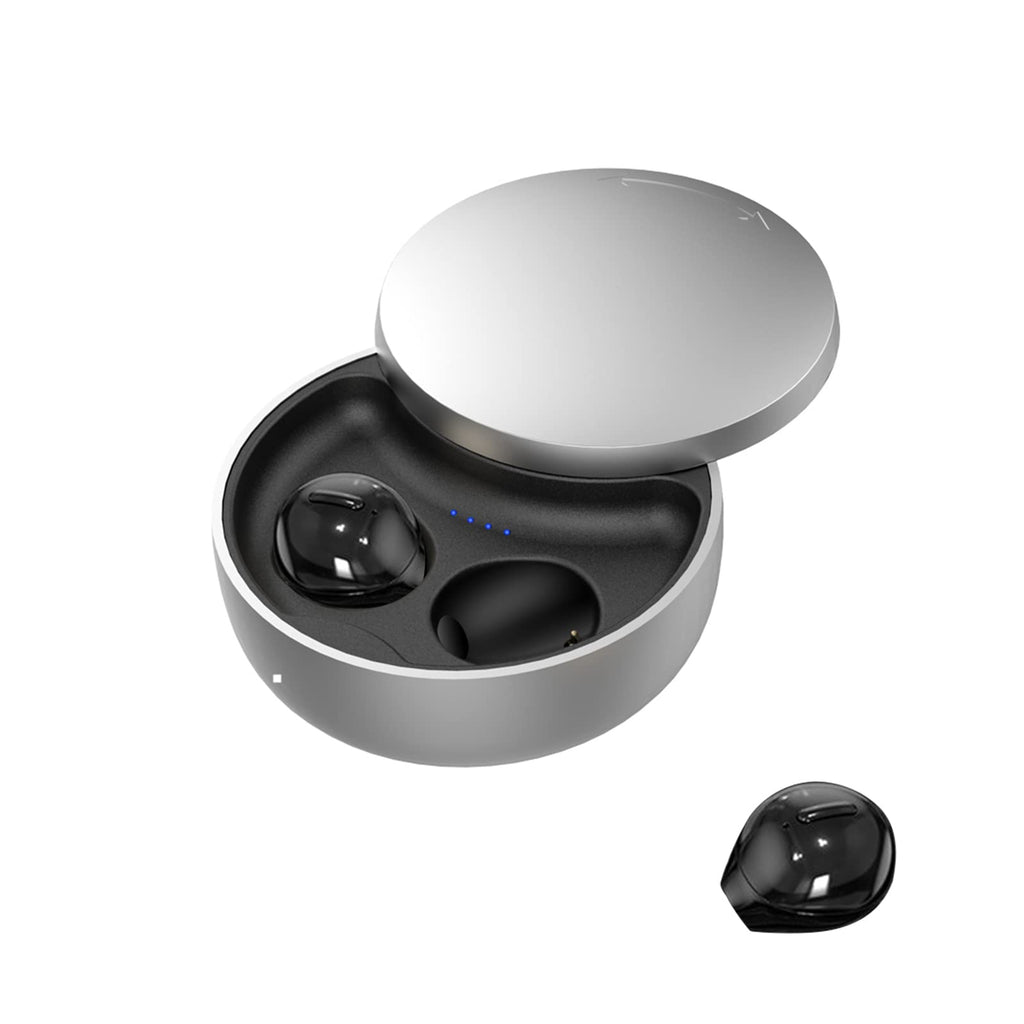  [AUSTRALIA] - Smallest Invisible Earbuds Mini Wireless Bluetooth Earpiece Phone Discreet Earbuds for Work Headphones Single Earbud Sport Earpiece with Mic Black