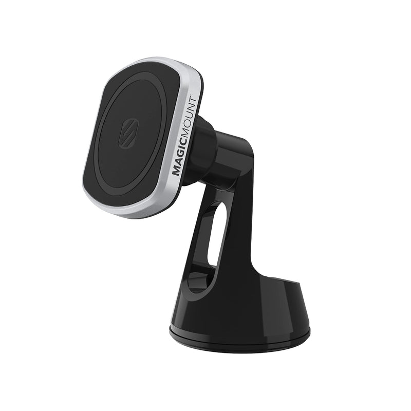  [AUSTRALIA] - SCOSCHE Compatible with MagSafe, iPhone, Galaxy, Pixel MagicMount Pro 2 Universal Magnetic Phone Suction Cup Mount for The Car, Home or Office MP2WD-XTSP Window / Dash
