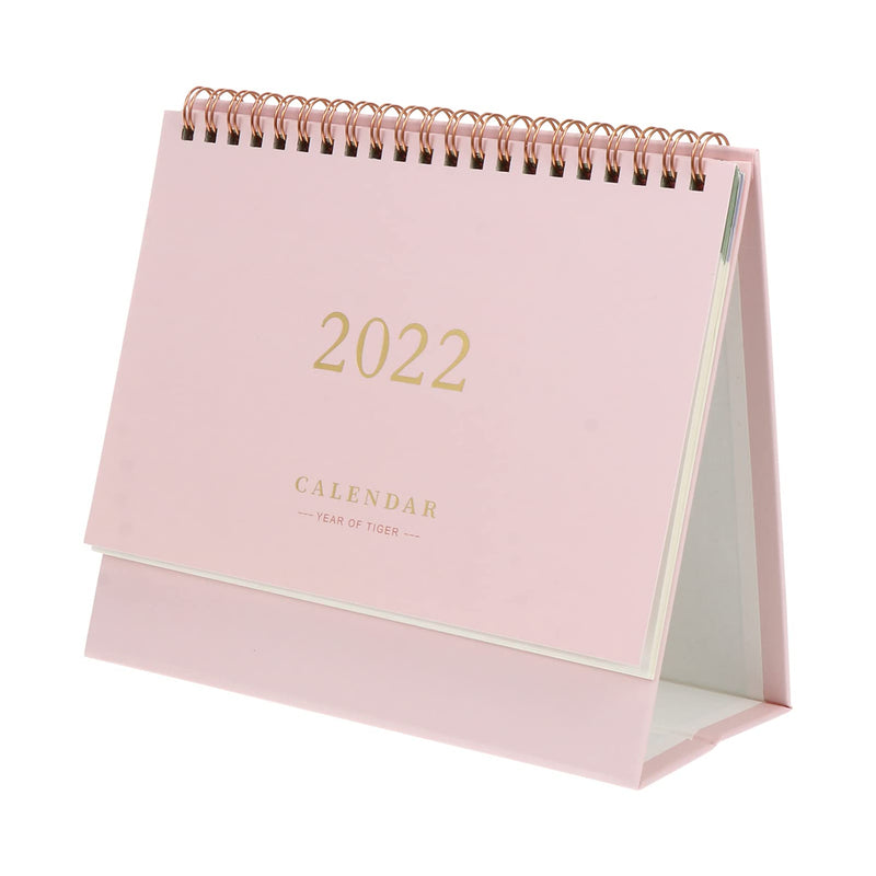  [AUSTRALIA] - NUOBESTY 2022 Desktop Calendar, Monthly Standing Flip Calendar Wall Calendar Planner Organizer Daily Scheduler for Home Office Decorations New Year Gift Pink