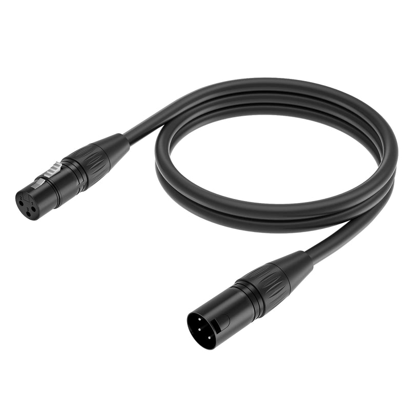  [AUSTRALIA] - XLR Cable, Yinker XLR Male to Female Microphone Cable 3 PIN Mic Cord for Speakers, Mixer and Other Audio and Sound Equipment(5ft/1.5m 1pack) 5ft 1 pack