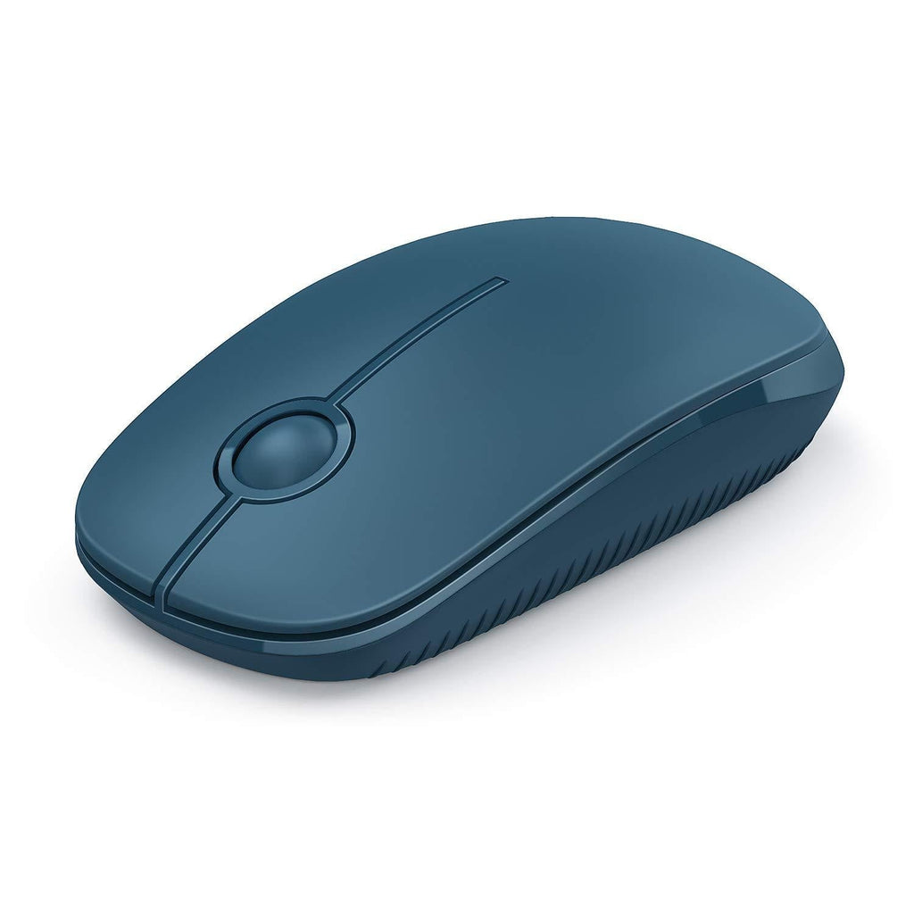  [AUSTRALIA] - Wireless Mouse, Vssoplor 2.4G Slim Portable Computer Mice with Nano Receiver for Notebook, PC, Laptop, Computer (Sapphire Blue) Sapphire Blue