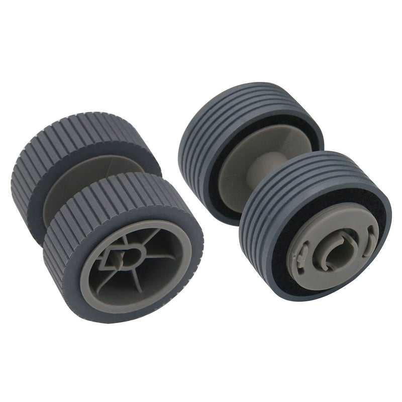  [AUSTRALIA] - Intendvision Replacement Scanner Brake Roller and Pick Roller Set Compatible for Fujitsu fi-6130 fi-6130Z fi-6140 fi-6140Z fi-6230 fi-6230Z fi-6240 fi-6240Z fi-6125 fi-6225, PA03540-0001 PA03540-0002
