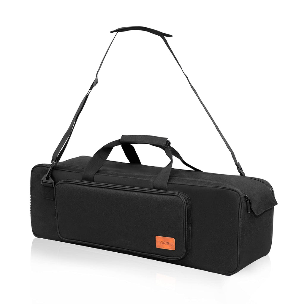  [AUSTRALIA] - TORIBIO 25" Tripod Case With Deluxe Padded Waterproof Heavy-Duty Multi-Function Tripod Carrying Case with Strap,Suit for Lights, Speakers, Cameras, Booms, Microphone Stands 25'' Long