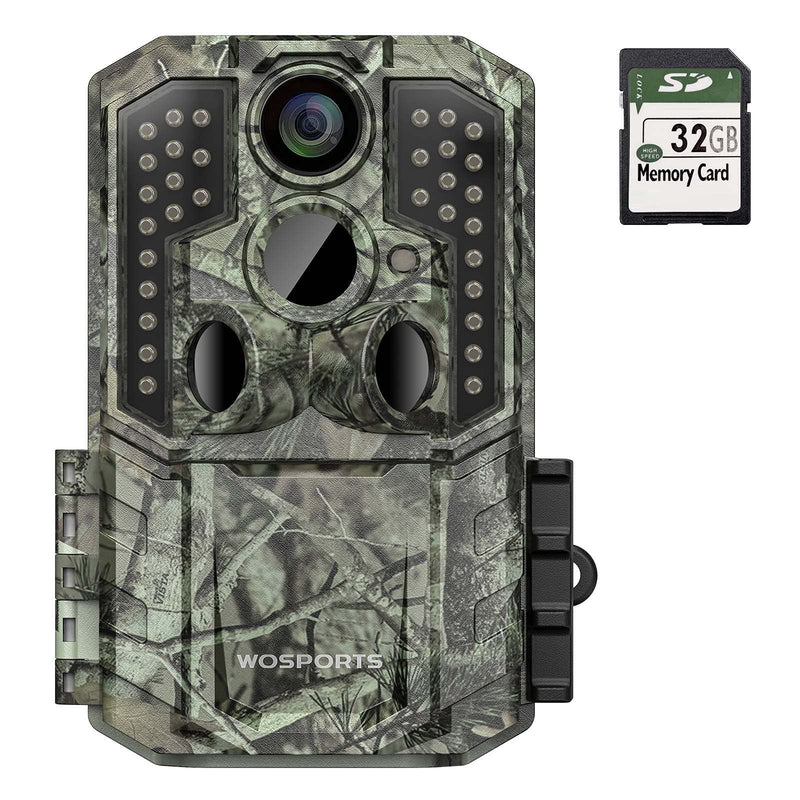  [AUSTRALIA] - Trail Camera,30MP 1920P FHD 0.2S Trigger Motion Activated,Game Hunting Camera with Night Vision IP66 Waterproof 2.0''LCD 120°Wide Camera Lens for Outdoor Scouting Wildlife Monitoring Home Security CAMO