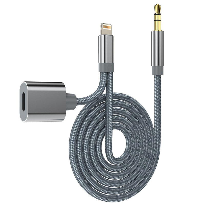  [AUSTRALIA] - Lightning to 3.5mm Aux Cord for iPhone with Charging Port,Car Audio Aux Cable Compatible with iPhone 13 12 11 Mini Max Pro X XR XS Se 8 8P 7 7P,Work with Speaker/Stereo/Headphone