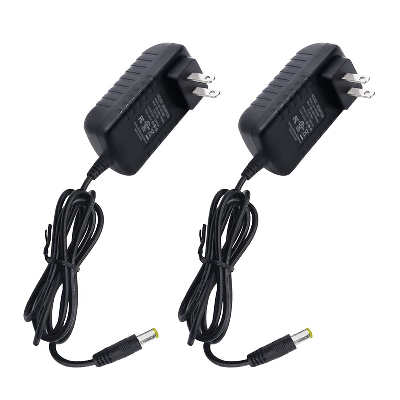  [AUSTRALIA] - UL Certification DC12V2A Power Adapter, AC100-240V to DC12V Transformer, Switching Power Supply for 12V Surveillance Cameras, 12V2A Power Adapter, 2.1mm X 5.5mm Plug (2 pcs)