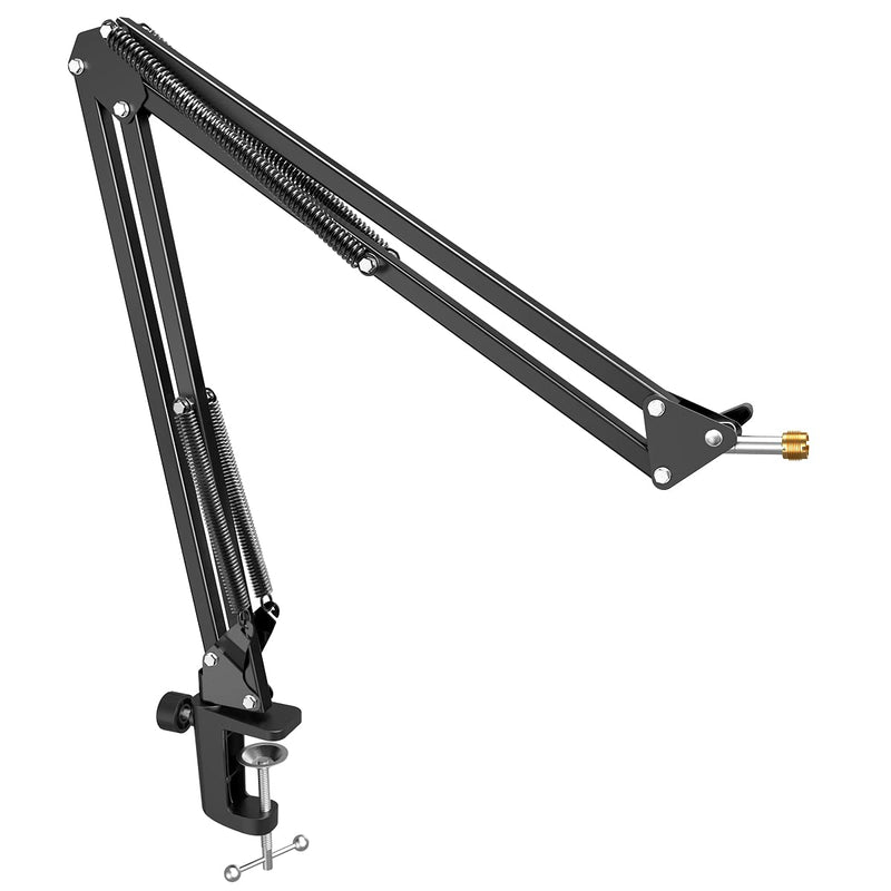  [AUSTRALIA] - Microphone Arm Stand, FIFINE Suspension Boom Scissor Mic Stand with Heavy Duty Clamp, 3/8" to 5/8" Adapter, for Voice-over, Gaming, Recording, Studio, Home Office (CS1)