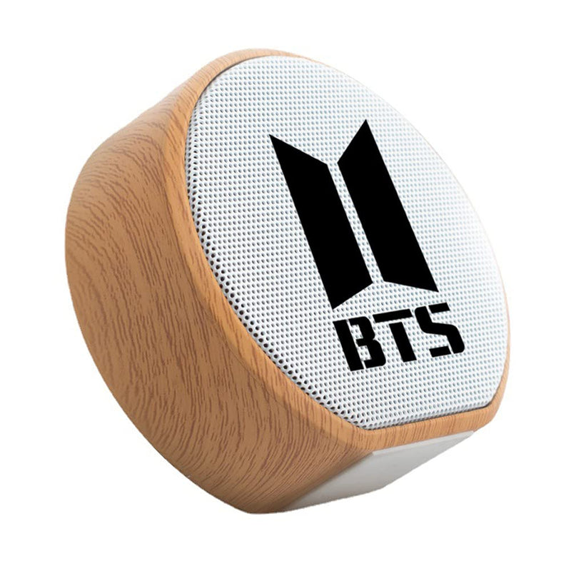  [AUSTRALIA] - Kpop BTS Merchandise Portable Wood Bluetooth Speaker for Army Gifts