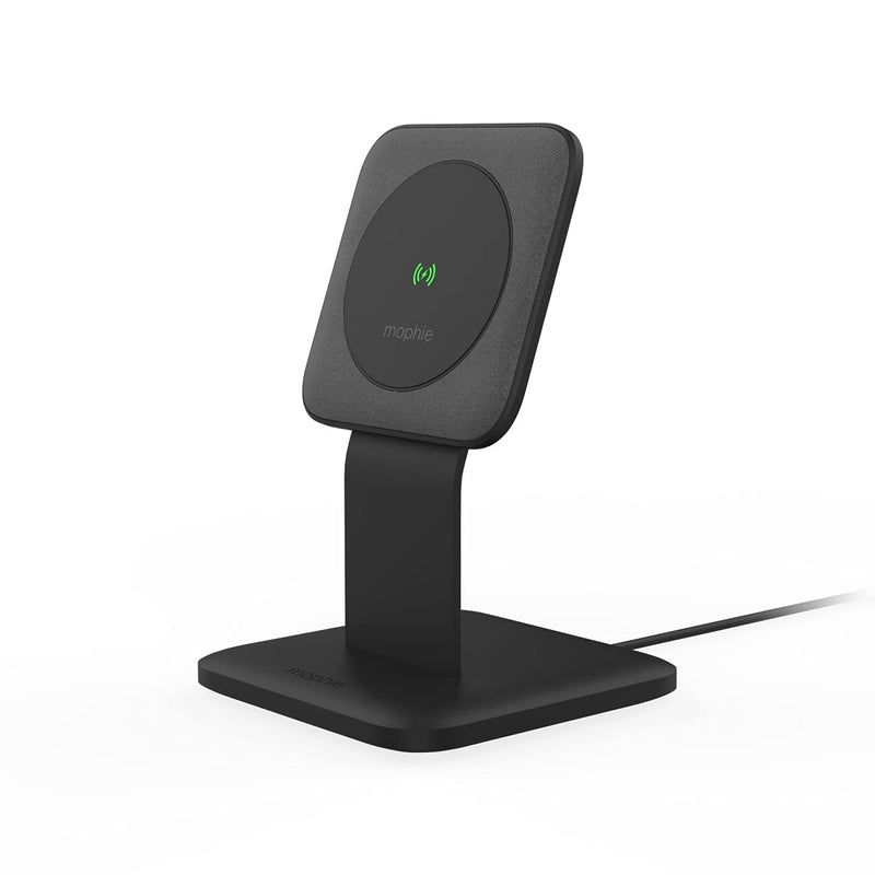  [AUSTRALIA] - mophie - 15W Wireless Charging Stand Compatible with snap and MagSafe for Smartphones, iPhone, Google Pixel, Samsung Galaxy, Qi-Enabled Devices