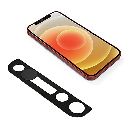  [AUSTRALIA] - iPhone Front Camera Cover,Webcam Cover Compatible with iPhone X/XS/XR/XS Max, iPhone 11/11 Pro/11 Pro Max,iPhone 12/12 Mini /12Pro /12Pro Max,Protect Privacy and Security,Not Affect Face Recognition Black