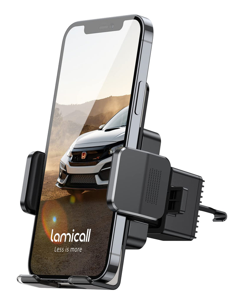  [AUSTRALIA] - Car Vent Phone Mount Holder - Lamicall [2021 Upgraded] Universal Air Vent Cell Phone Cradle Stand with Adjustable Clip for iPhone 13 12 11 X XR XS Pro Max Mini 8 7 6 Plus and More 4.7-6.8'' Smartphone