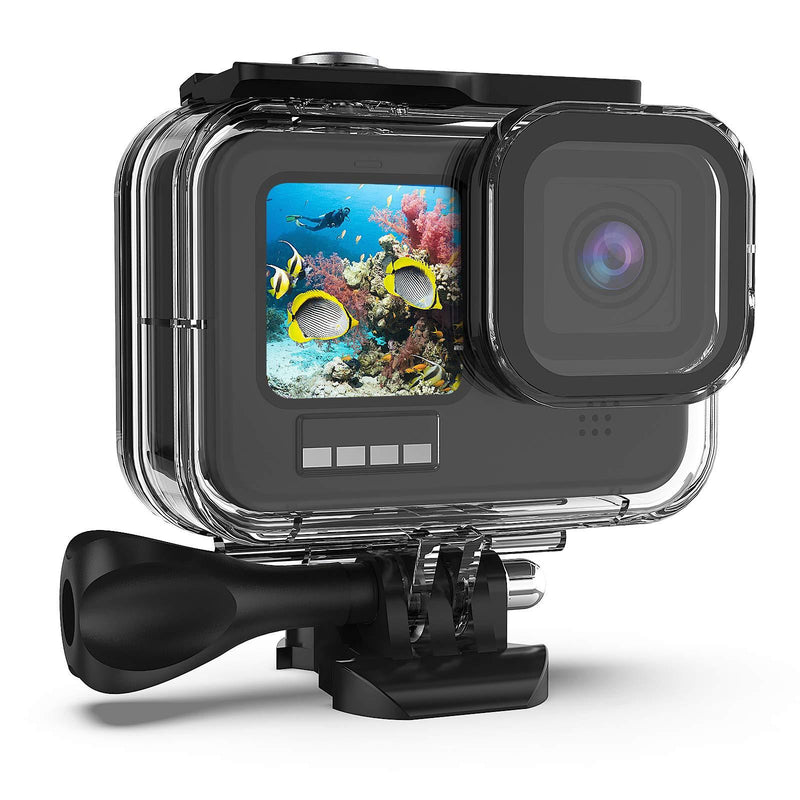  [AUSTRALIA] - Waterproof Case for GoPro Hero 10 /GoPro Hero 9 Black, 60M/196FT Underwater Protective Dive Housing Shell with Bracket Mount Accessories for Go Pro Hero10 /Go Pro Hero9 Action Camera Waterproof Case for hero 10/9