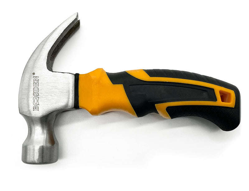  [AUSTRALIA] - Hammer 8oz, Small Hammer, BOOSDEN Camping Hammer, Mini hammer, Claw Hammer, Stubby Hammer, Small Hammer for Women, Nail Hammer, Handy Hammer, Kids Hammer, Tiny hammer for Indoor Outdoor Using Small Claw Hammer