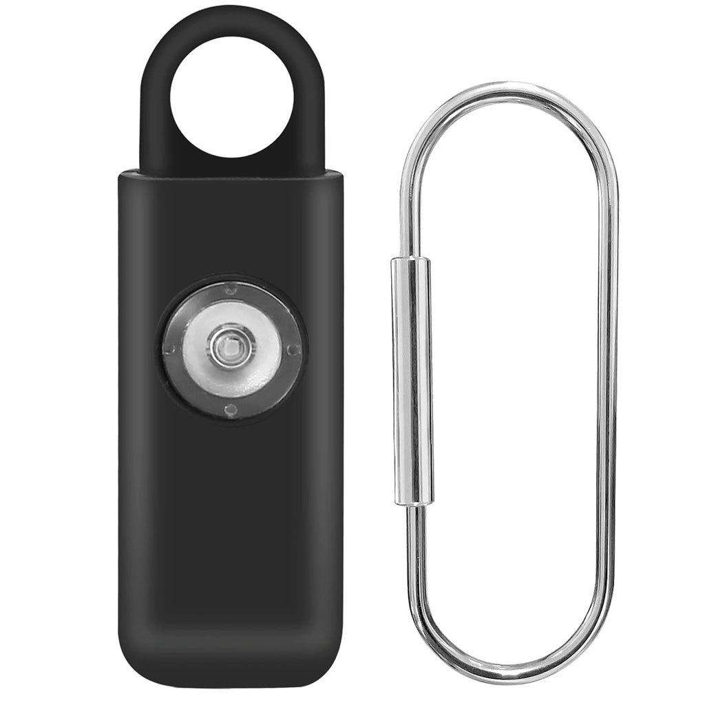  [AUSTRALIA] - Self Defense Key Chain Siren–Rechargeable–Personal Safety Alarm for Womne–130dB Siren, Strobe SOS LED Light. Helps Elders & Kids Emergency Call (Charcoal) Rechargeable (Charcoal)