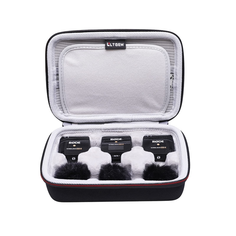  [AUSTRALIA] - LTGEM Hard Storage Case for Rode Microphones Wireless GO II Dual Channel Wireless Microphone System(Case Only)