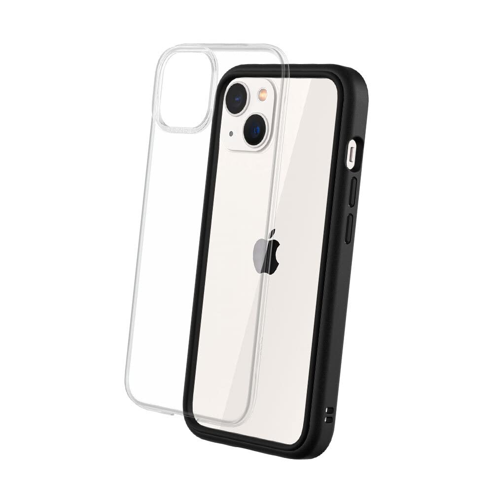  [AUSTRALIA] - RhinoShield Modular Case Compatible with [iPhone 13] | Mod NX - Customizable Shock Absorbent Heavy Duty Protective Cover - Black iPhone 13 - Black