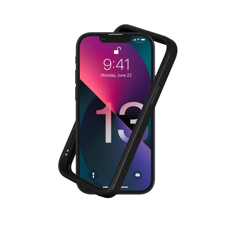  [AUSTRALIA] - RhinoShield Bumper Case Compatible with [iPhone 13 Mini] | CrashGuard NX - Shock Absorbent Slim Design Protective Cover 3.5M / 11ft Drop Protection - Black iPhone 13 mini - Black