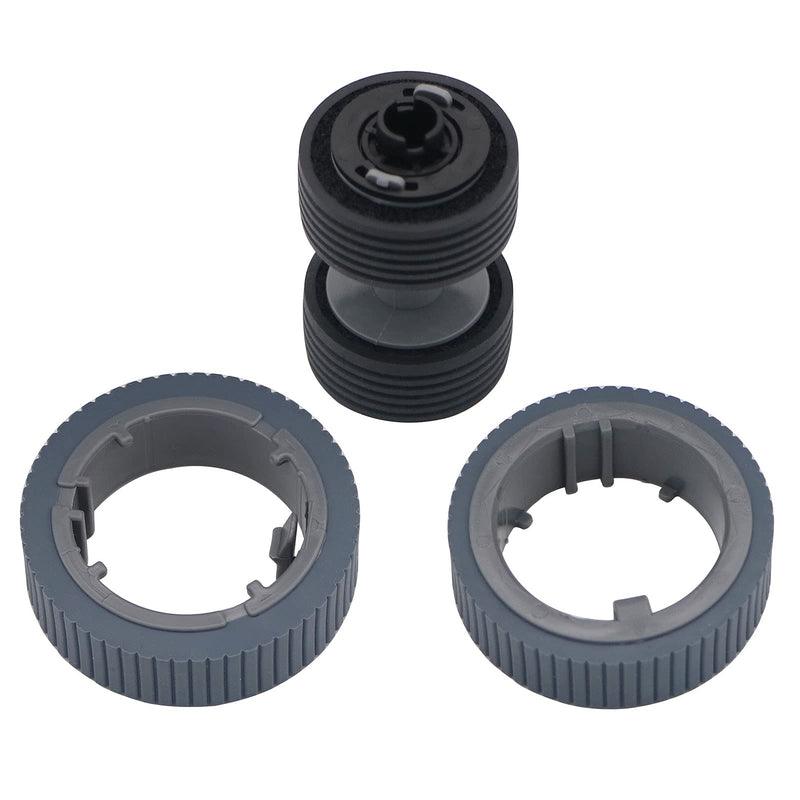  [AUSTRALIA] - Intendvision Replacement Scanner Brake Roller and Pick Roller Set Compatible with for Fujitsu fi-7460 fi-7480, Part No PA03710-0001 PA03670-0002