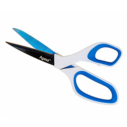  [AUSTRALIA] - Ayasa Heavy Duty Craft & Sewing Scissors, Sharp Nonstick All Purpose Shears for Crafting, Tailoring, Scrapbooking, Dressmaking, Crocheting, Quilting and More (5")