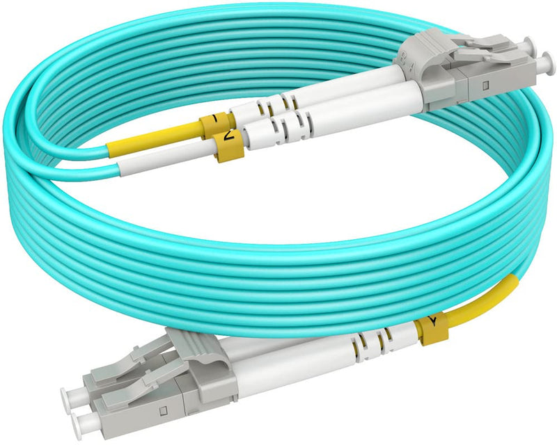  [AUSTRALIA] - RamboCables 2m(6ft) OM3 LC LC Fiber Patch Cables MMF Multimode, Options 0.2m~122m, LC to LC Fiber Optic Patch Cords Duplex, 50/125μm 10G LSZH 6.56ft/2m LC-LC