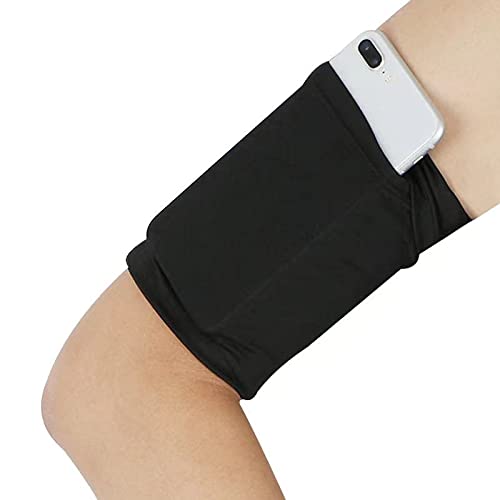  [AUSTRALIA] - Cell Phone Armband for Running, Fitness and Gym Workouts Outdoor Arm Raglan Sleeve Pouch Sport Mobile Holder Fits up to 6" Phone (iPhone, Samsung Galaxy & LG, Google) Black