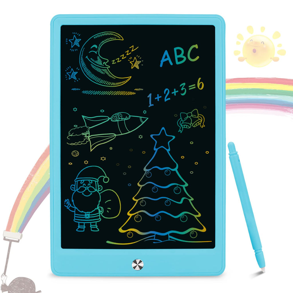  [AUSTRALIA] - LCD Writing Tablet, 11'' Colorful Toddler Doodle Board Drawing Tablet, Kids Drawing Pad Erasable Reusable Electronic Drawing Pads, Learning for 3 4 5 6 Years Old Girls Boys(Blue) Blue