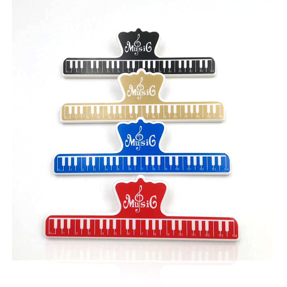  [AUSTRALIA] - Music Stand Piano Printing Clip, Music Folder, Plastic Music Clip, in Addition to Music Clip, It Can Also Be Used for Vertical Book Reading Mark, Paper File, Food Clip Christmas, Thanksgiving Gift