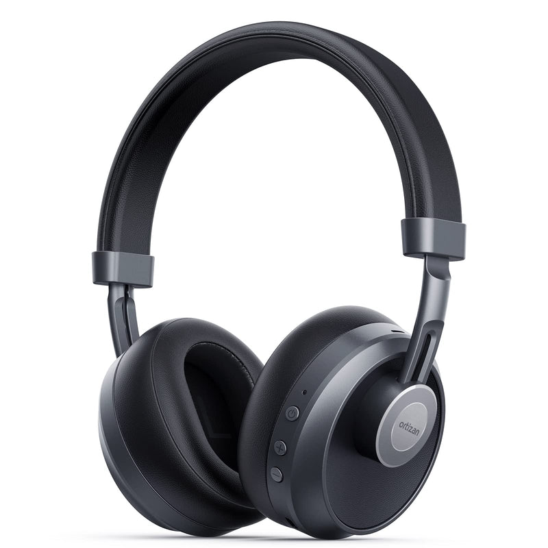  [AUSTRALIA] - Ortizan Bluetooth Headphones Over Ear, Wireless Headset with Built-in Microphone, Hi-Fi Deep Bass and Soft Protein Earmuffs, for Cellphone/TV/PC/Home Office
