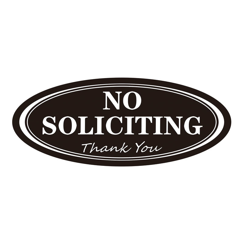  [AUSTRALIA] - No Soliciting Sign for House Self-Adhesives Sign for Office Door or Wall Acrylic Material (NO.1) NO.1