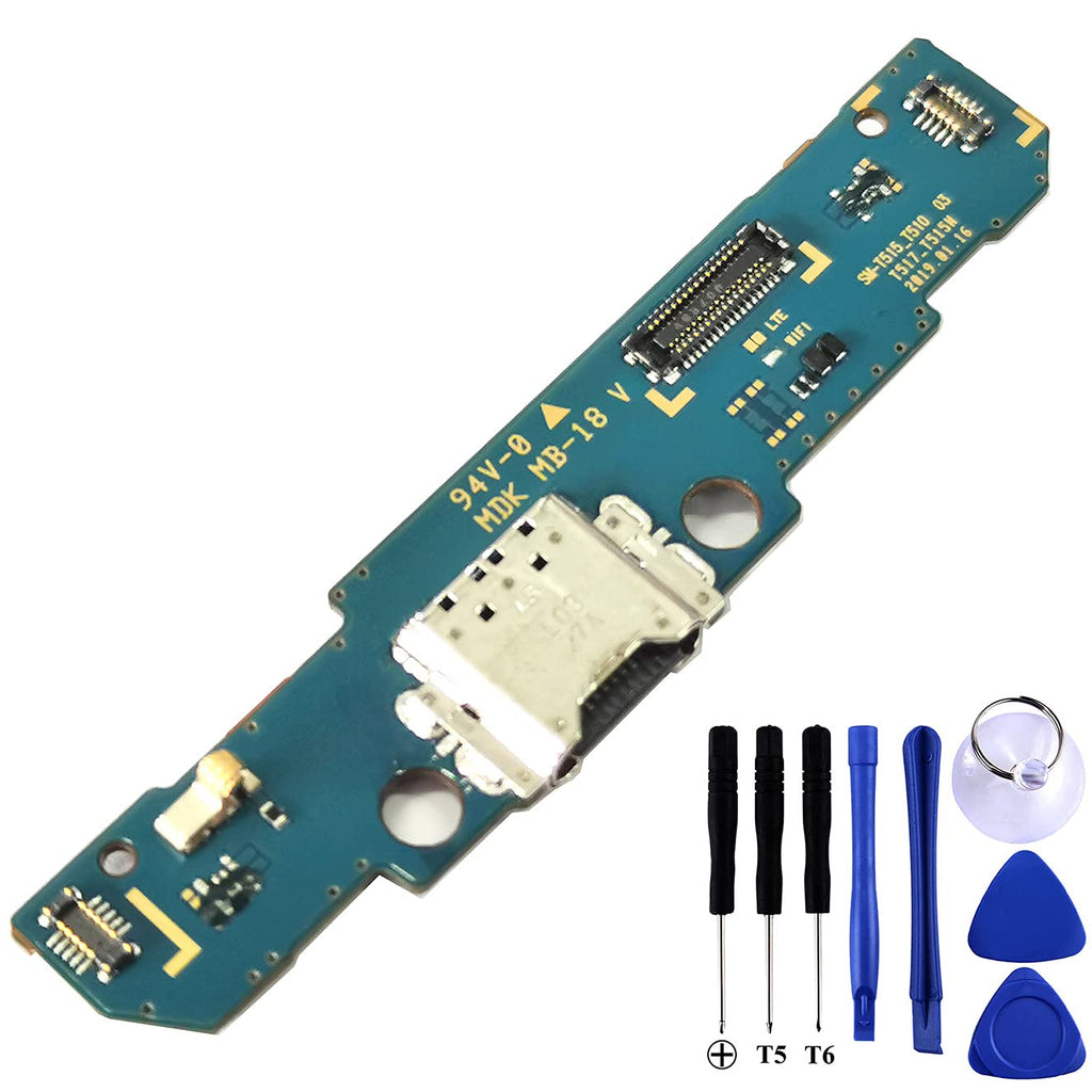  [AUSTRALIA] - Tab A 10.1 T510 USB Charging Port Flex Cable Replacement T515 Type-C Charger Dock Board Flex Connector for Samsung Galaxy Tab A 10.1 (2019) SM-T510 SM-T515 Port Flex Cable Repair Part