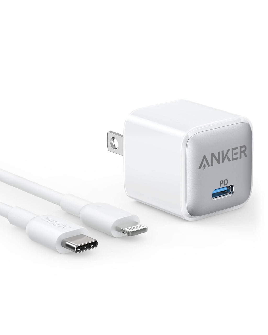  [AUSTRALIA] - Anker USB-C Charger 20W with 3ft USB-C to Lightning Cable, 511 Charger (Nano Pro), PD Durable Compact Fast Charger, Anker Nano Pro for iPhone 13/13 Mini/13 Pro/13 Pro Max/12, Galaxy, iPad/iPad Mini