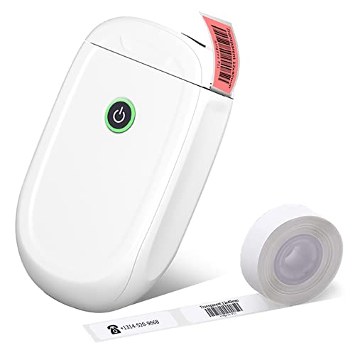 [AUSTRALIA] - Marklife P11 Label Makers, Portable Thermal Sticker Printer Machine with Tape, Inkless & Bluetooth, Labelmaker for The Home Edit and Office Organization, White