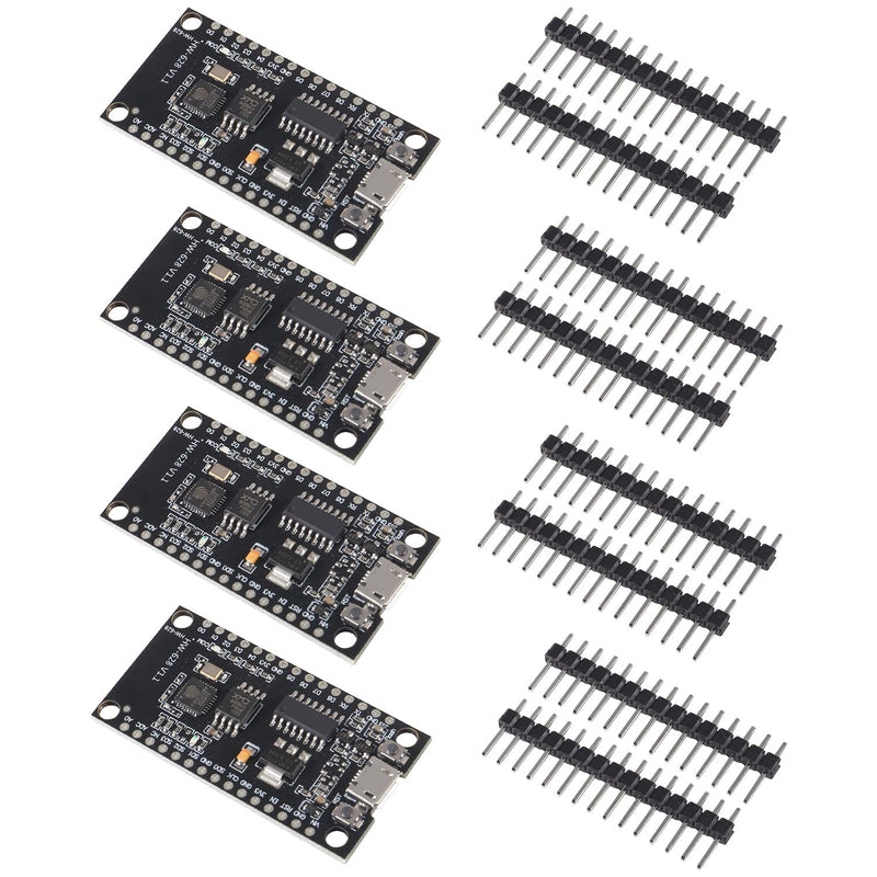  [AUSTRALIA] - AITRIP 4PCS NodeMCU V3 Lua WiFi Module Integration of ESP8266 + Extra Memory 32M Flash, with PCB Antenna and USB-Serial CH340G for Arduino-NodeMcu Lua CH340 4