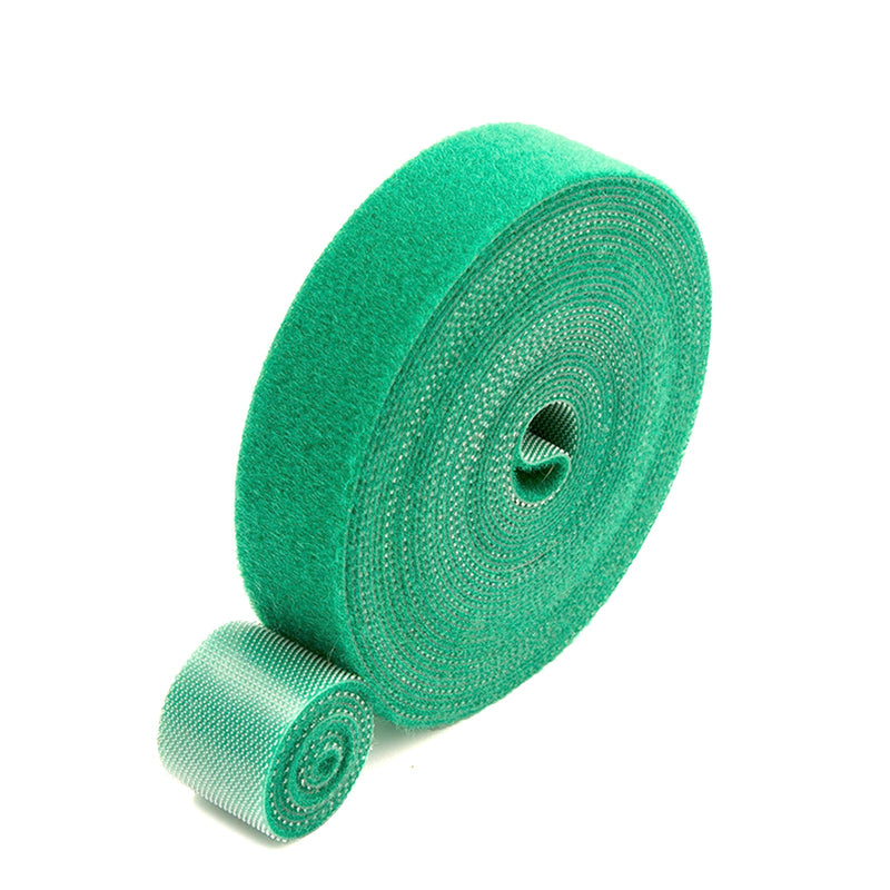  [AUSTRALIA] - Cord Tie Strap, Green Gardening Tape, 33 Feet x 1/2'' in 1 roll, Recycle and Reusable