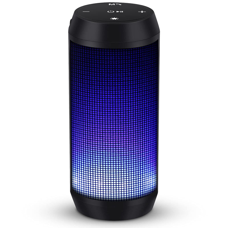  [AUSTRALIA] - Bluetooth Speakers Portable Wireless Speaker with True Wireless Stereo and Dual Pairing Stereo Loud Volume Color Change Mode (Blue) Blue