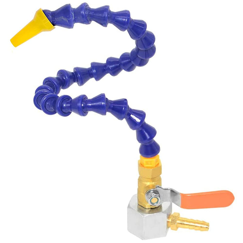  [AUSTRALIA] - Joywayus 1/4PT Thread Adjustable Magnetic Base Round Nozzle Coolant Oil Water Hose Pipe Acetal Copolymer